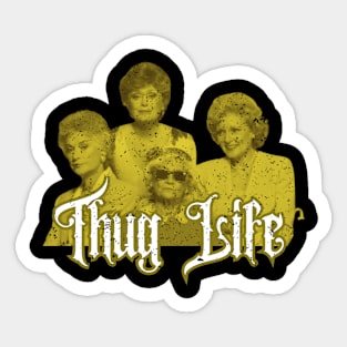 Thug Life - vintage Sticker